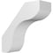 Ekena Millwork 3-in. W x 8-in. D x 8-in. H Stanfield Architectural Grade PVC Knee Brace BRCP03X08X08STA - alternate 1